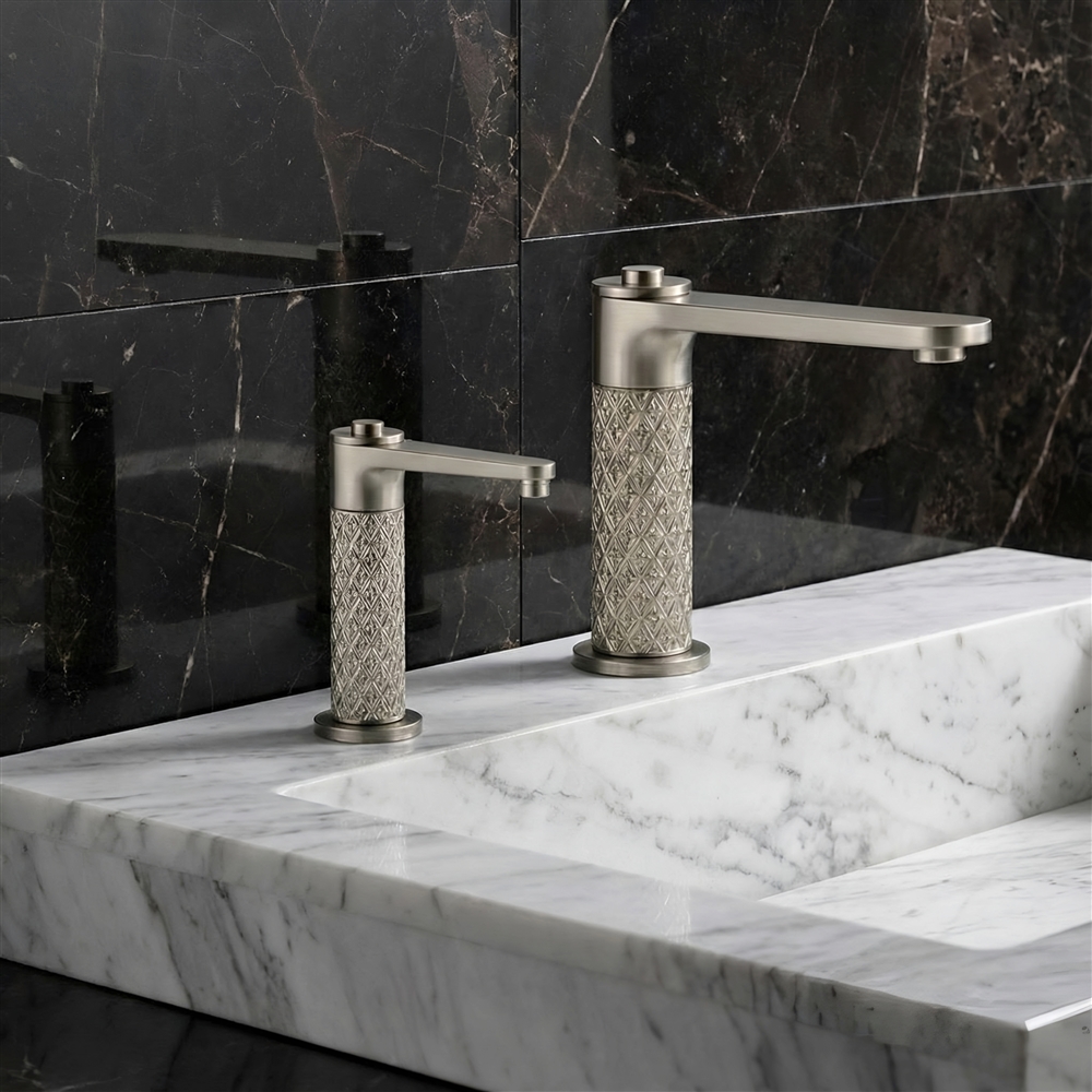 Architectural planning board for airports hospitals offices and public restrooms using touchless faucets