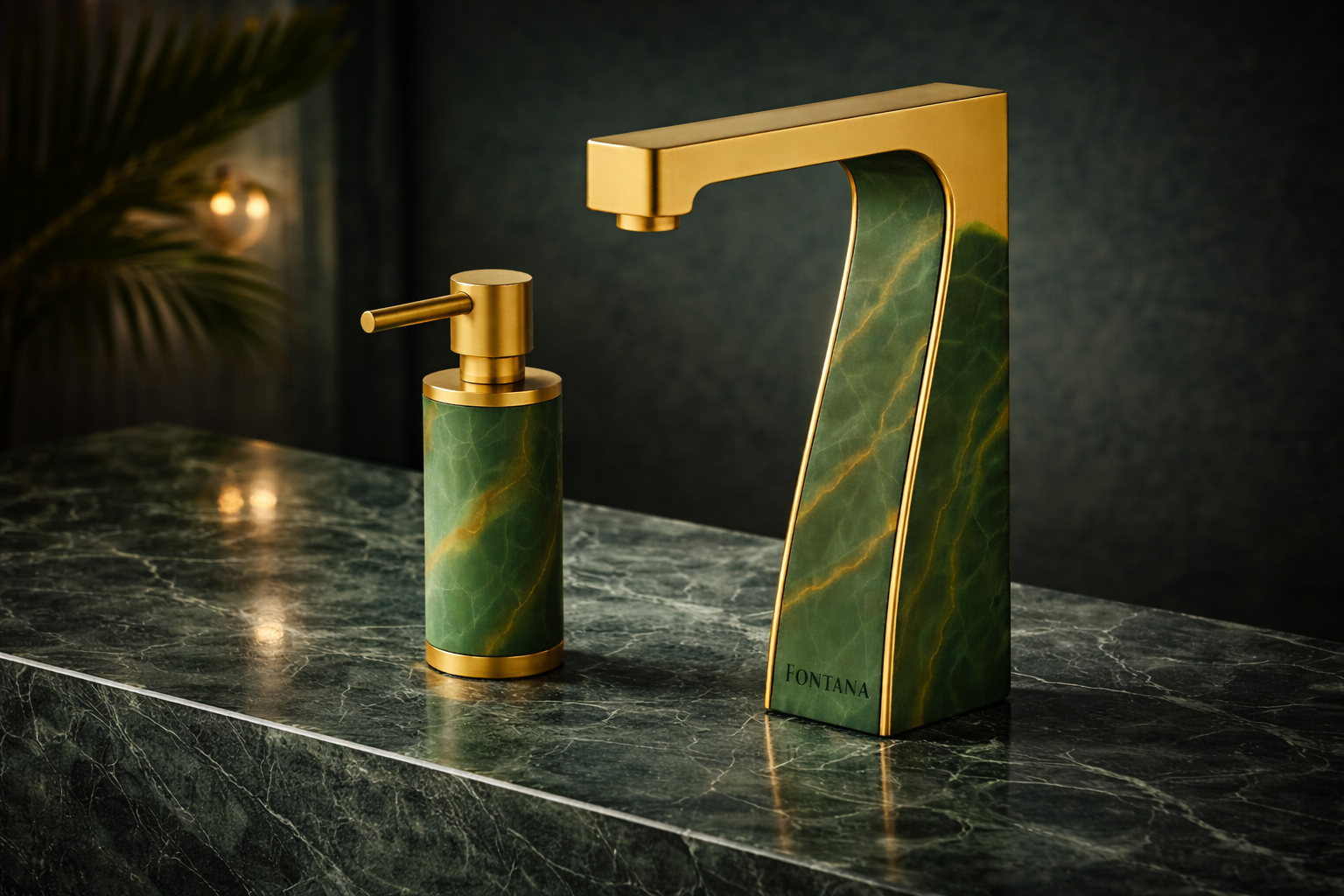 Clean modern restroom showcasing touchless fixtures