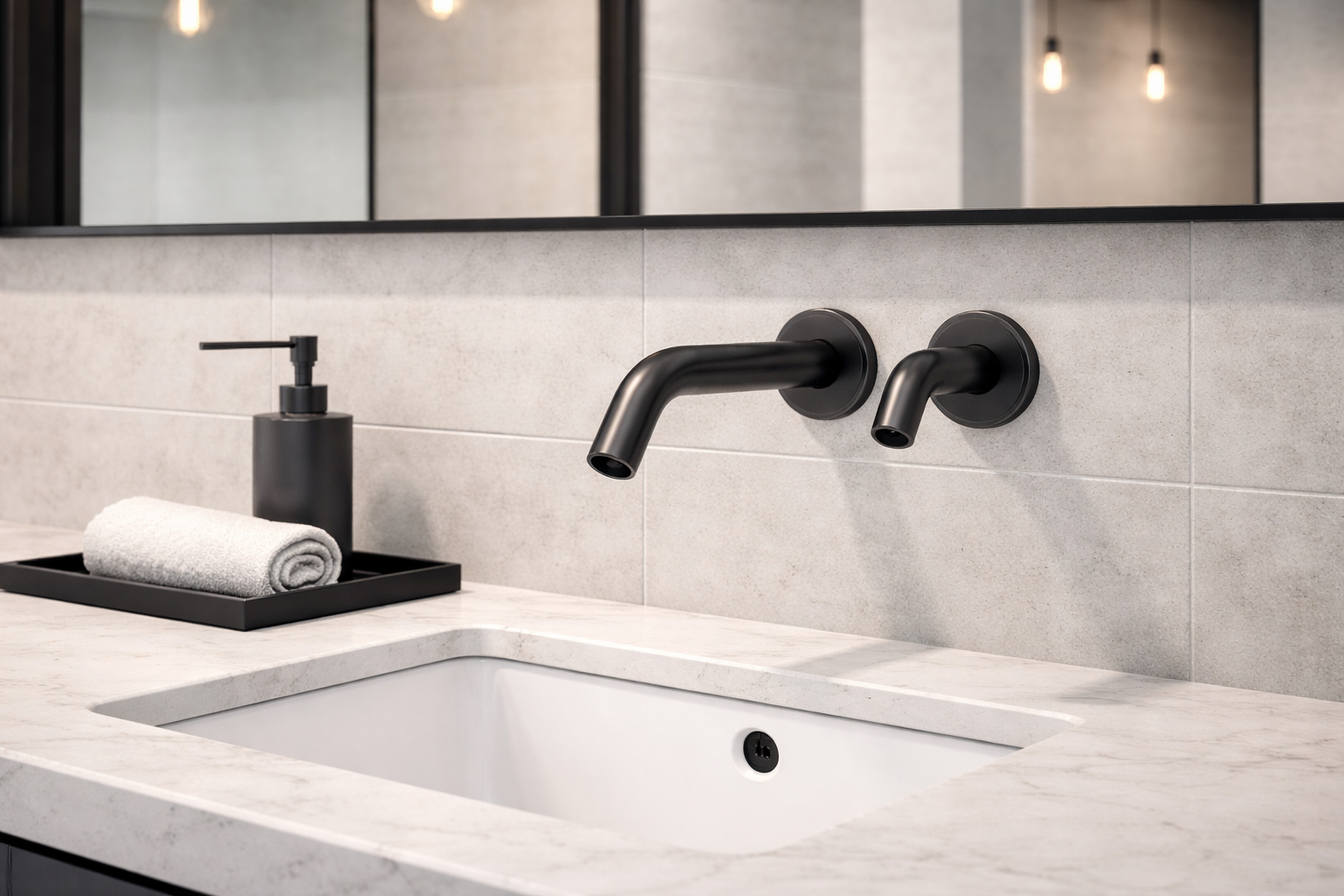 Commercial restroom environment reflecting positive user experience