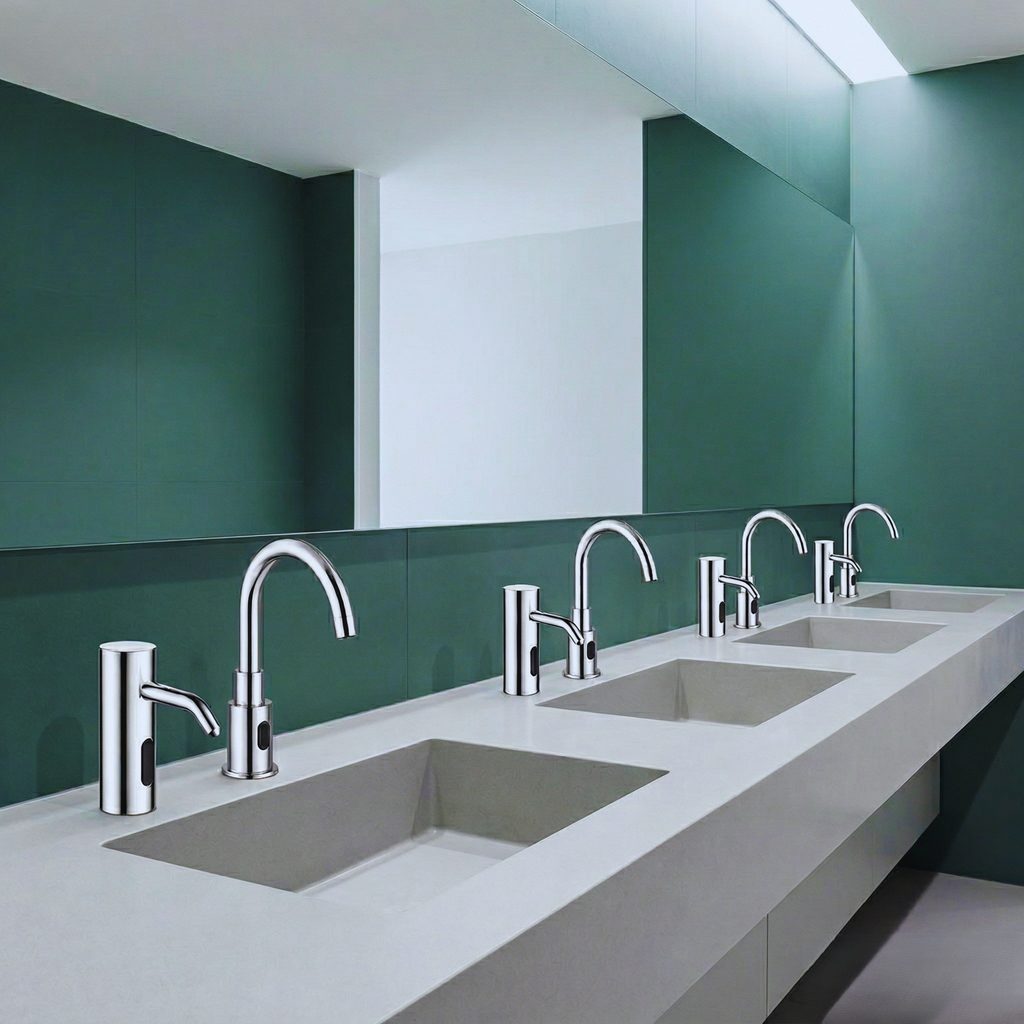 Research review of commercial faucet manufacturer specifications and claims