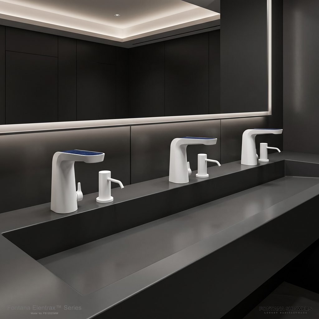 Commercial restroom fixture documentation