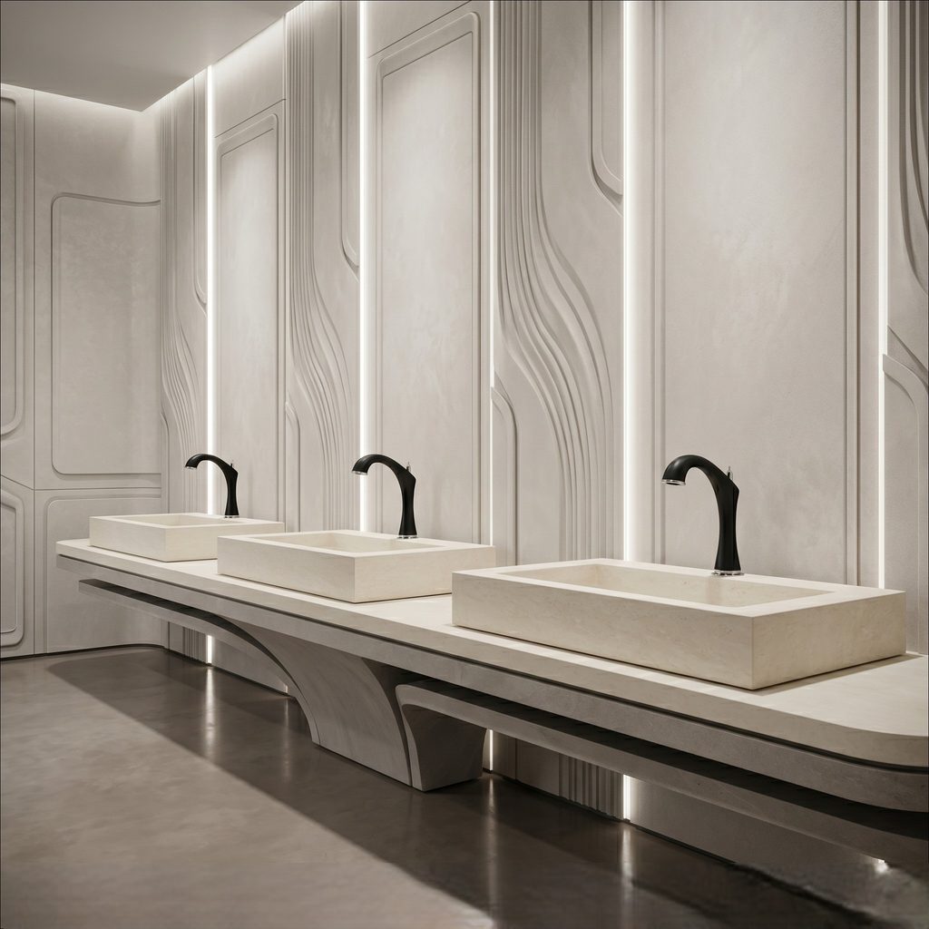 Time of Flight sensing faucet