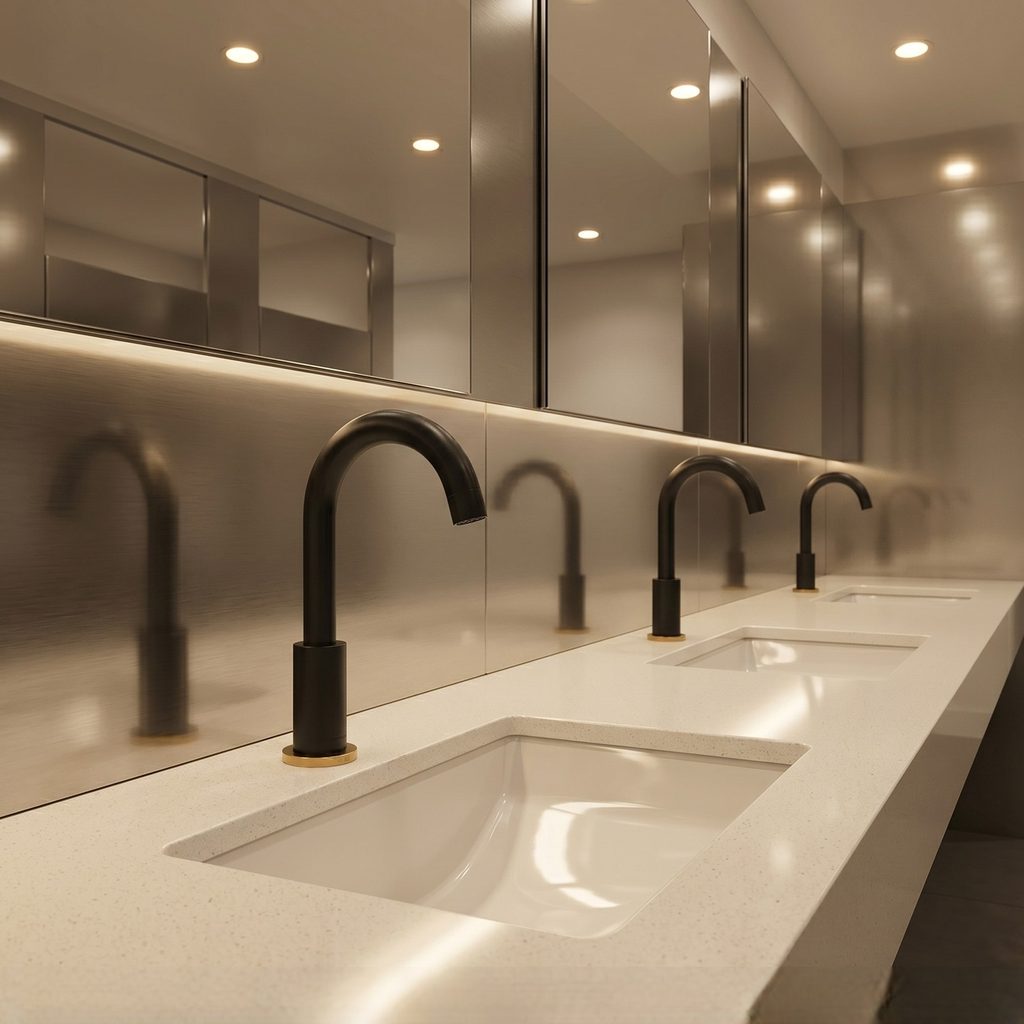 Fontana commercial touchless faucet model FS3051BLG