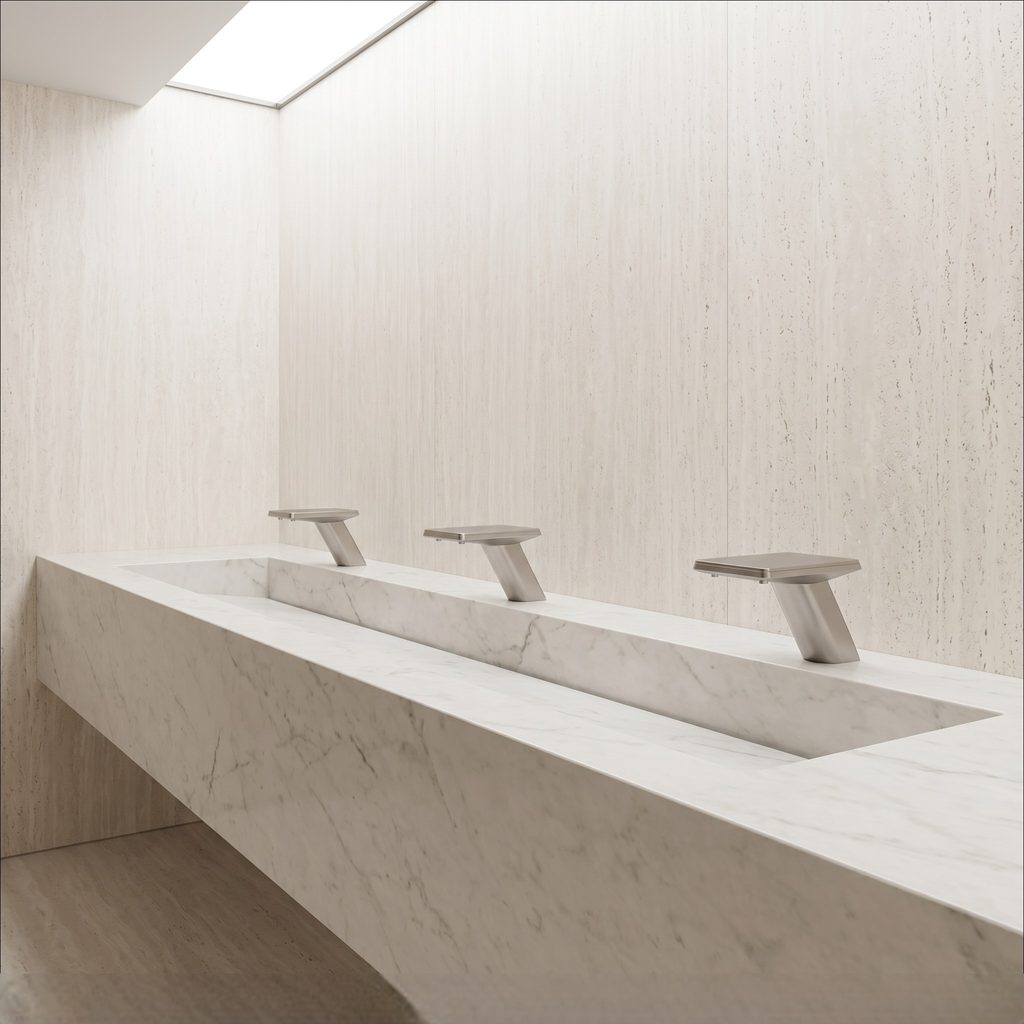 Commercial restroom fixture specification research for architects and engineers
