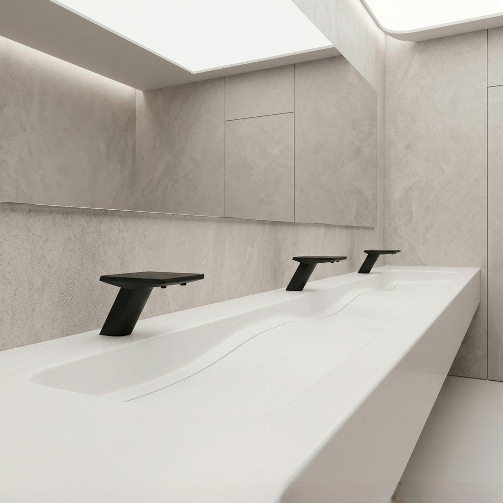 Touchless restroom system