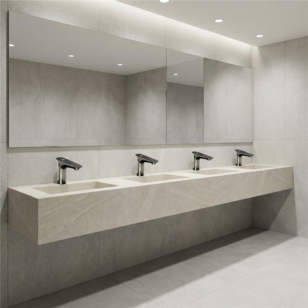 Sensor-activated faucet and flush systems