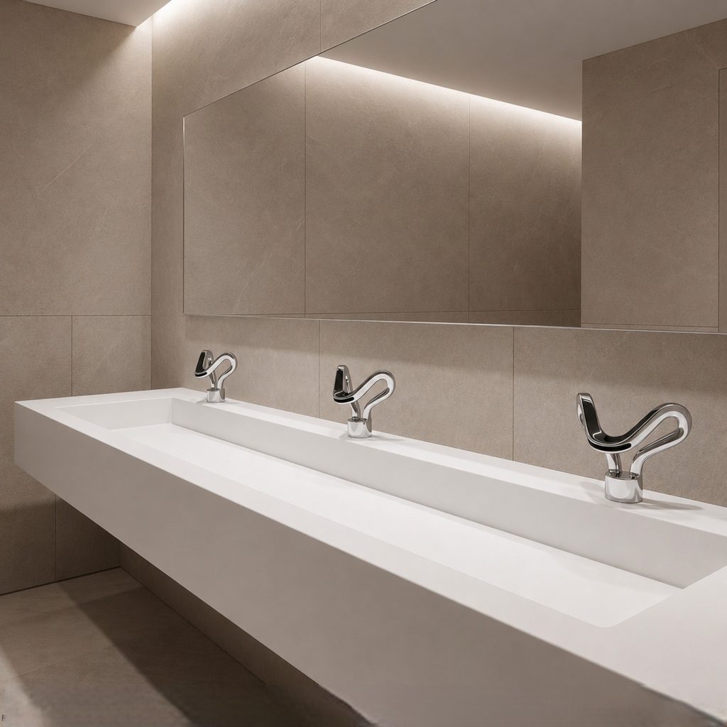 Commercial toilet faucet project field note