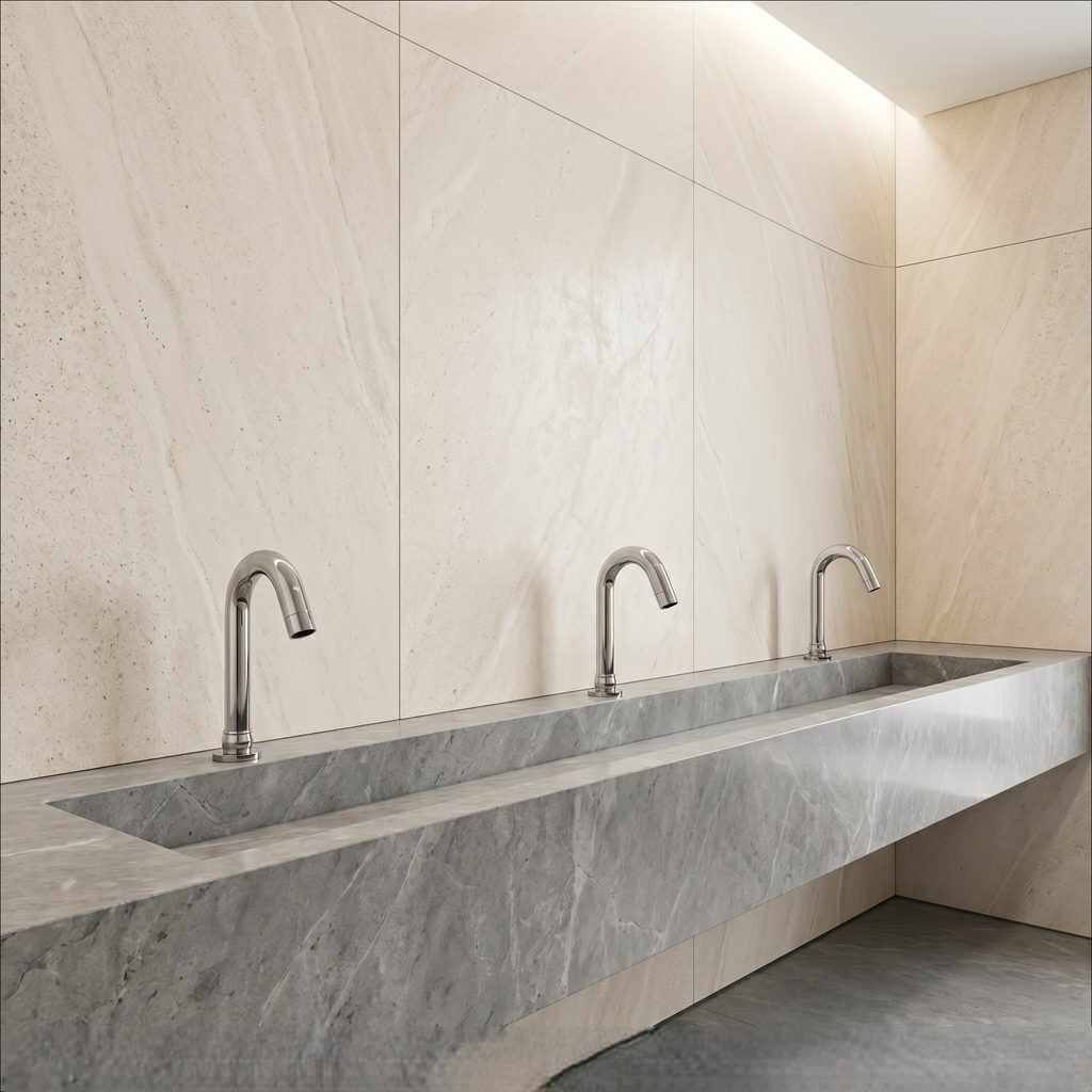 Building Compliance Reviewing Commercial Faucet Categories in Context